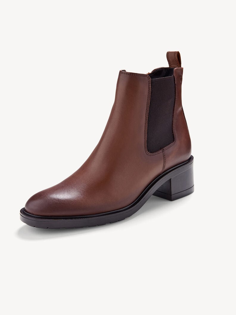 Tamaris Leder Chelsea Boot - Braun