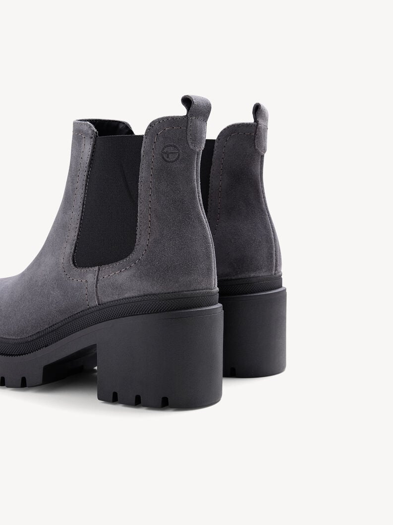 Tamaris Leder Chelsea Boot - Grau