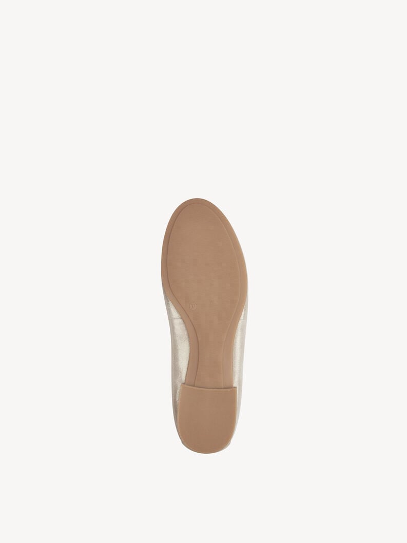 Tamaris Lederballerina - Beige