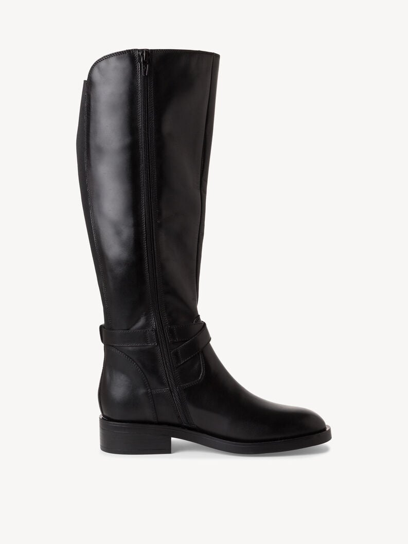 Tamaris Lederstiefel - Schwarz