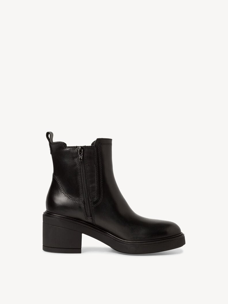 Tamaris Leder Chelsea Boot - Schwarz