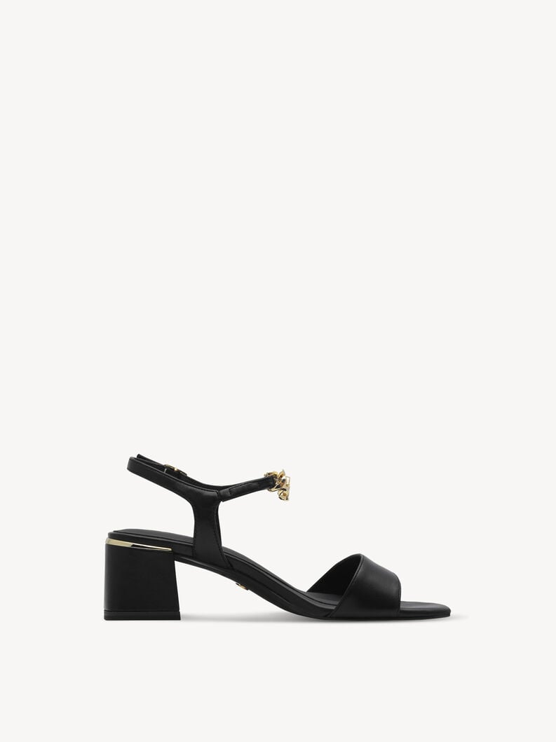 Tamaris Ledersandalette - Schwarz