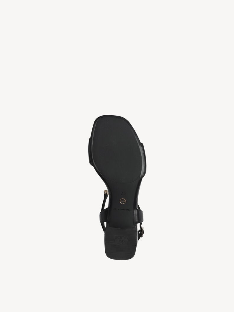 Tamaris Ledersandalette - Schwarz