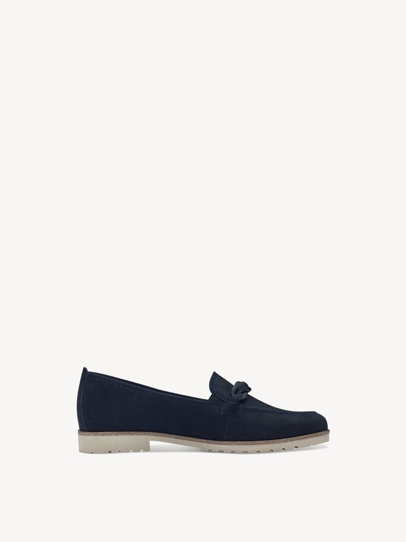 Tamaris Lederslipper - Blau