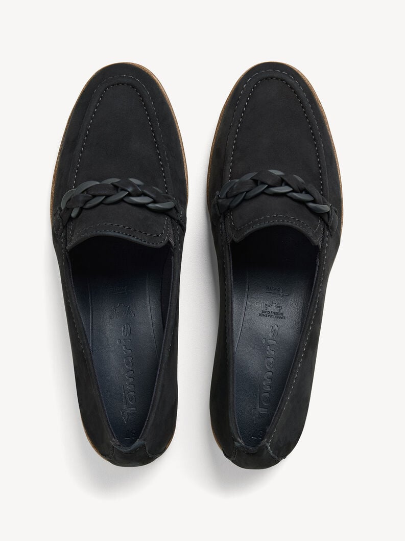 Tamaris Lederslipper - Blau