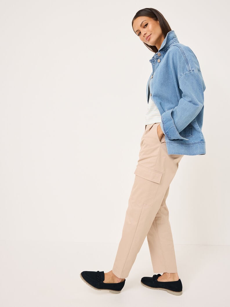Tamaris Lederslipper - Blau