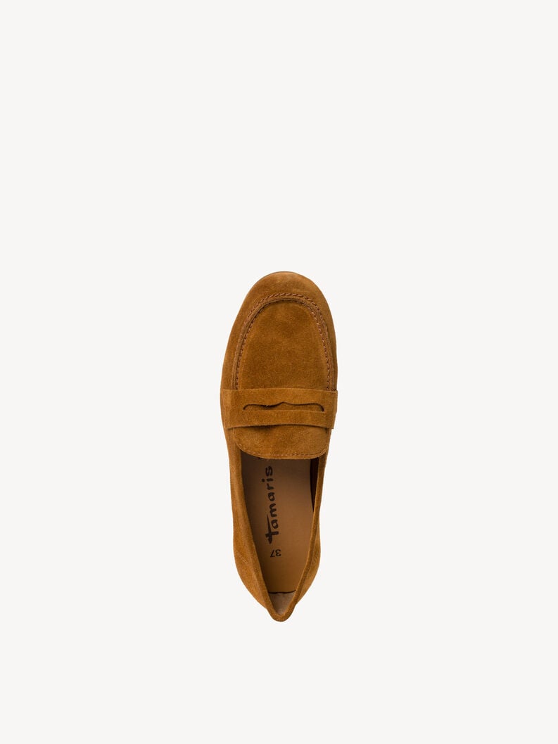 Tamaris Ledermoccassin - Braun