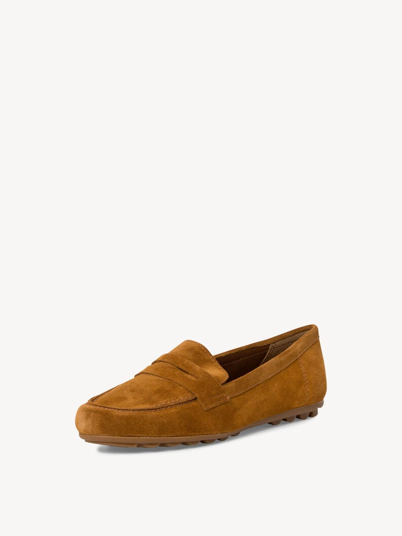 Tamaris Ledermoccassin - Braun