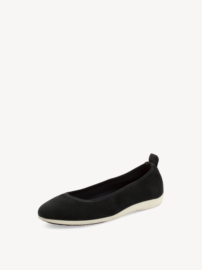 Tamaris Lederballerina - Blau