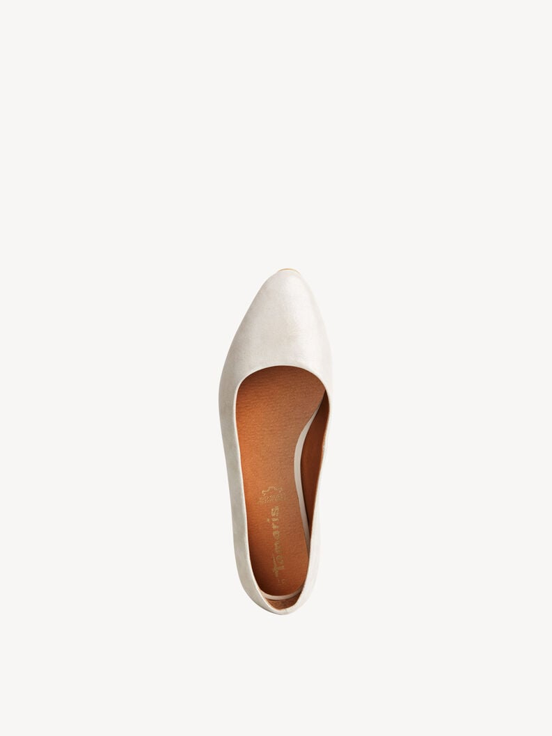 Tamaris Lederballerina - Beige