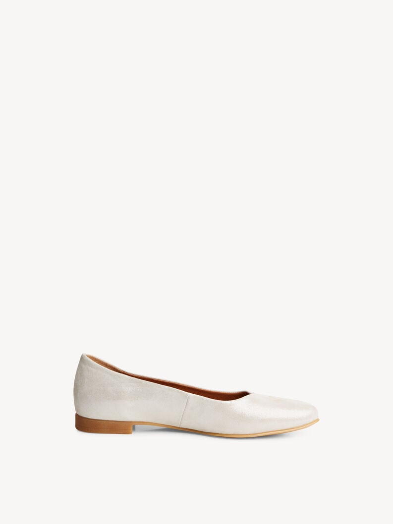Tamaris Lederballerina - Beige