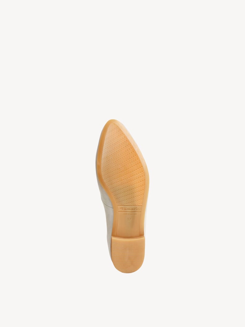 Tamaris Lederballerina - Beige