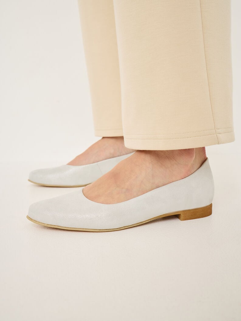 Tamaris Lederballerina - Beige