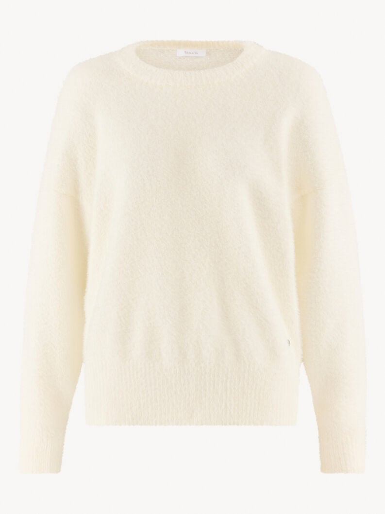 Tamaris Strickpullover - Weiß