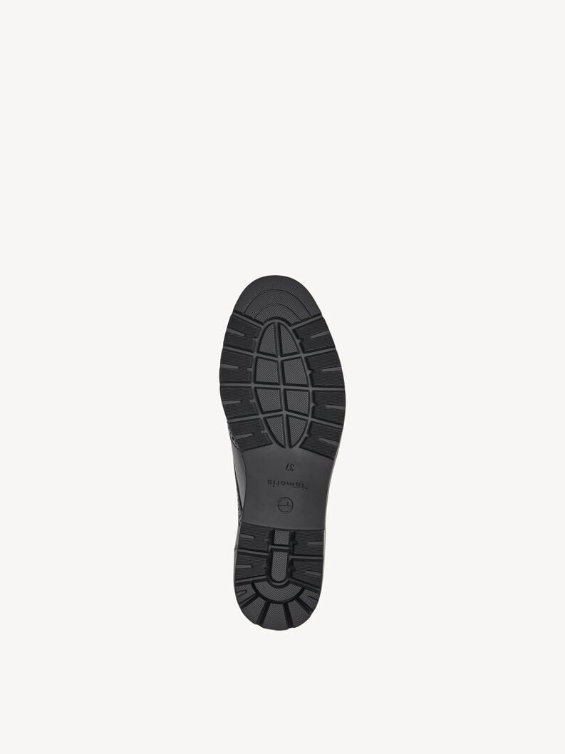 Tamaris Lederhalbschuh - Schwarz
