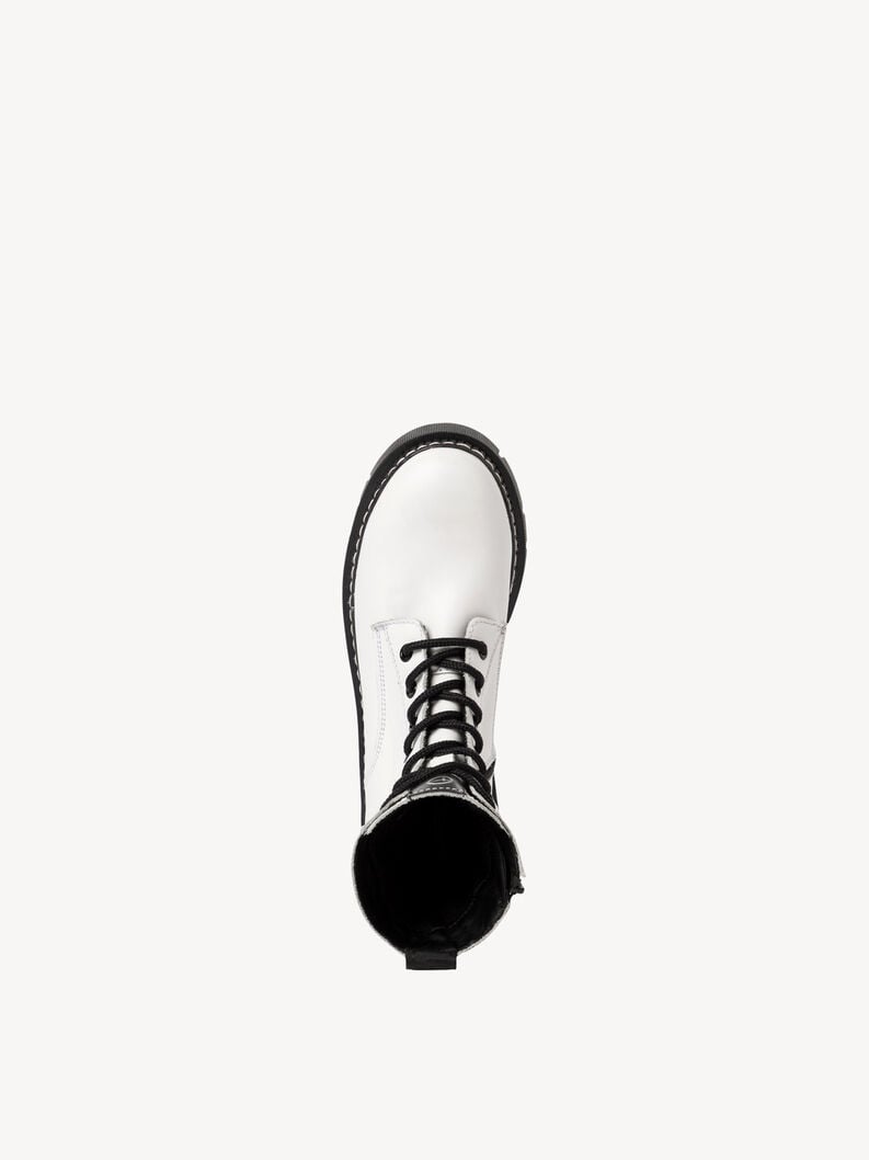 Tamaris Stiefelette - Weiß Warmfutter