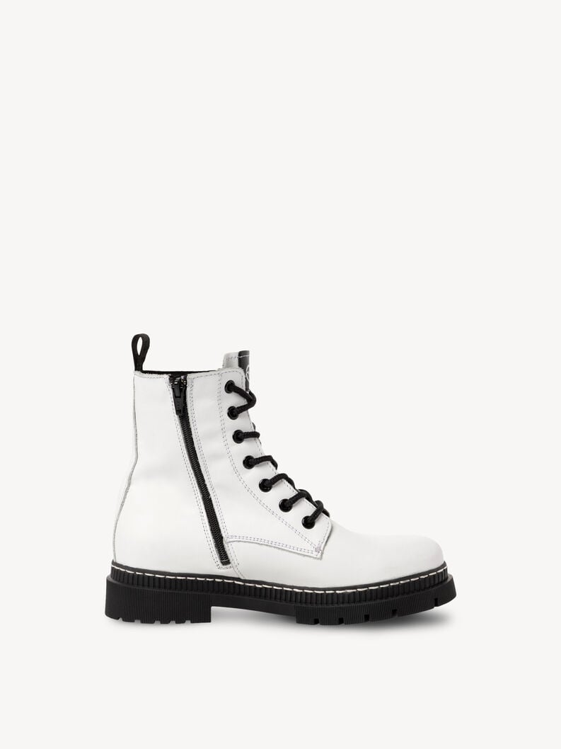 Tamaris Stiefelette - Weiß Warmfutter