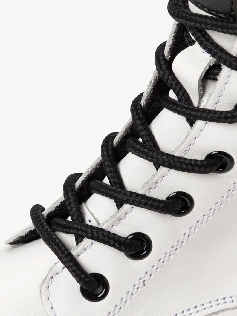 Tamaris Stiefelette - Weiß Warmfutter