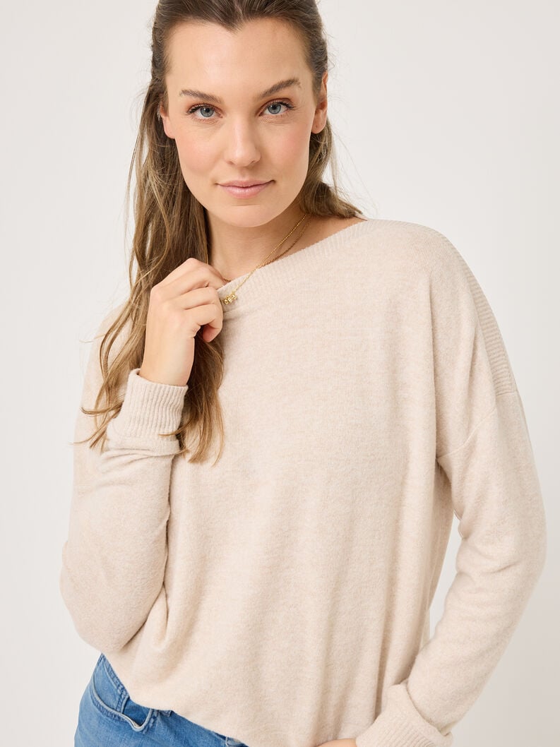 Tamaris Langarmshirt - Beige
