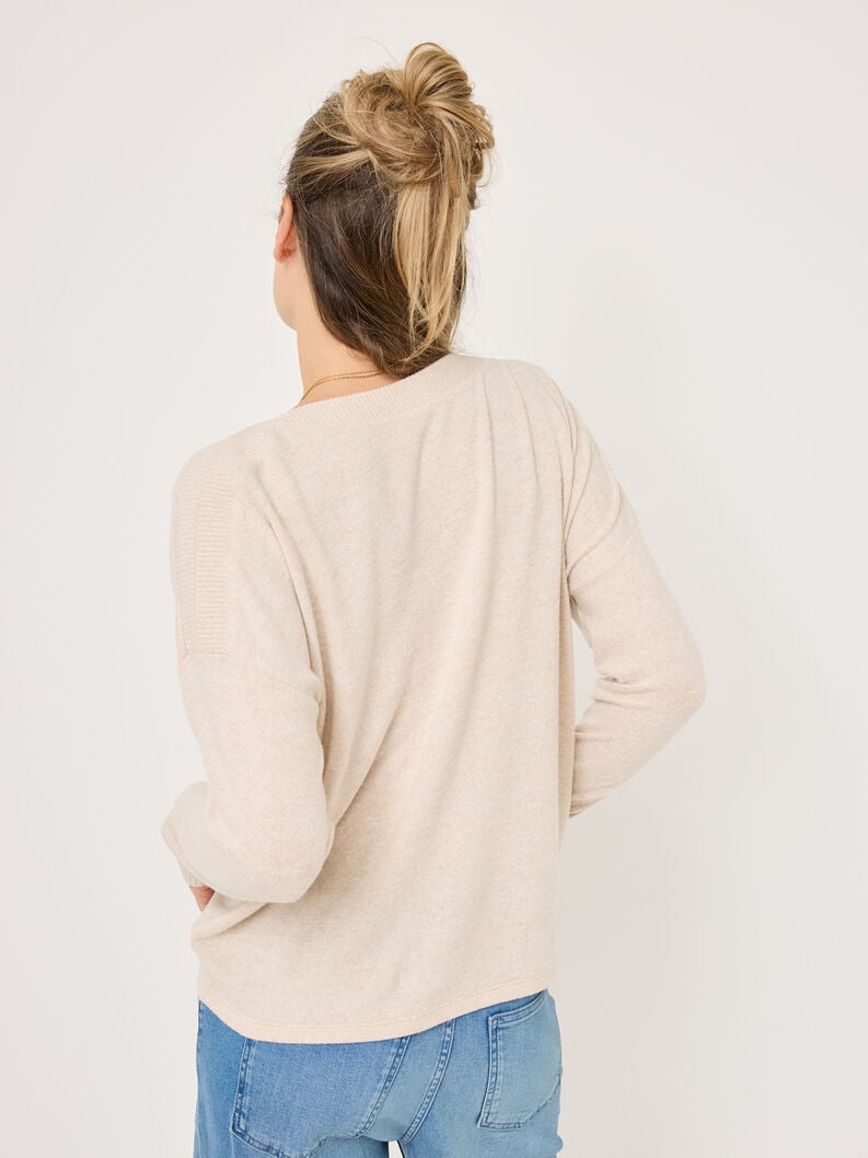 Tamaris Langarmshirt - Beige