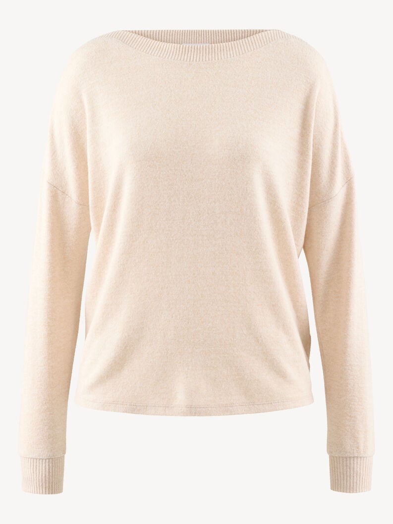 Tamaris Langarmshirt - Beige