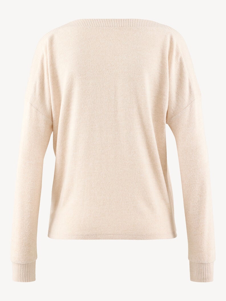 Tamaris Langarmshirt - Beige
