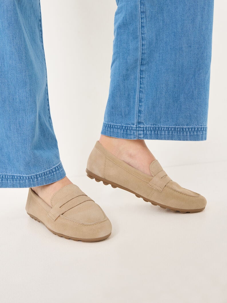 Tamaris Ledermoccassin - Beige