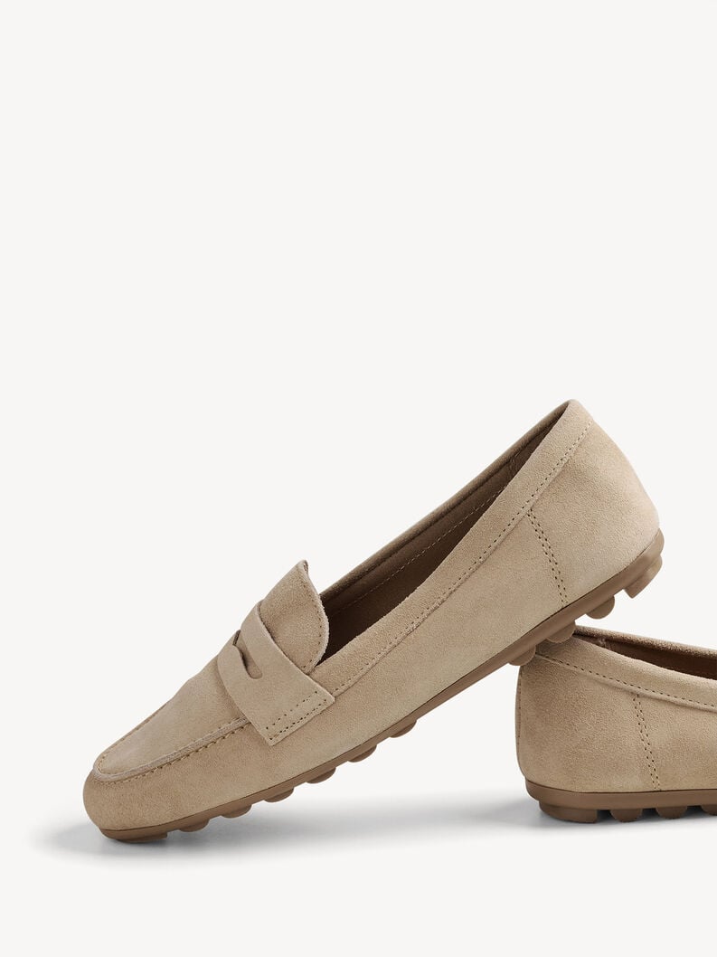 Tamaris Ledermoccassin - Beige