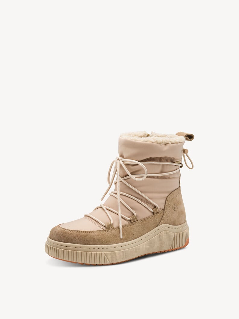 Tamaris Stiefelette - Beige Warmfutter