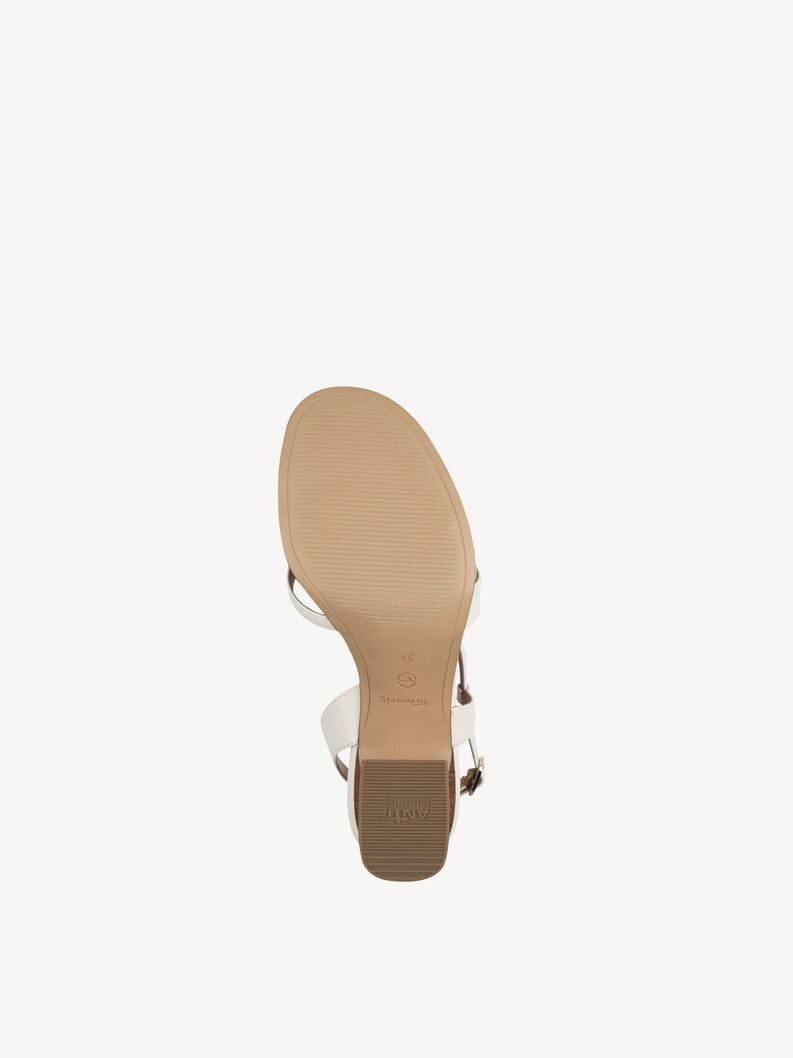 Tamaris Ledersandalette - Weiß