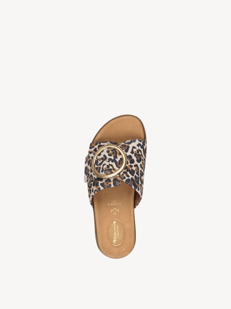 Tamaris Lederpantolette - Beige