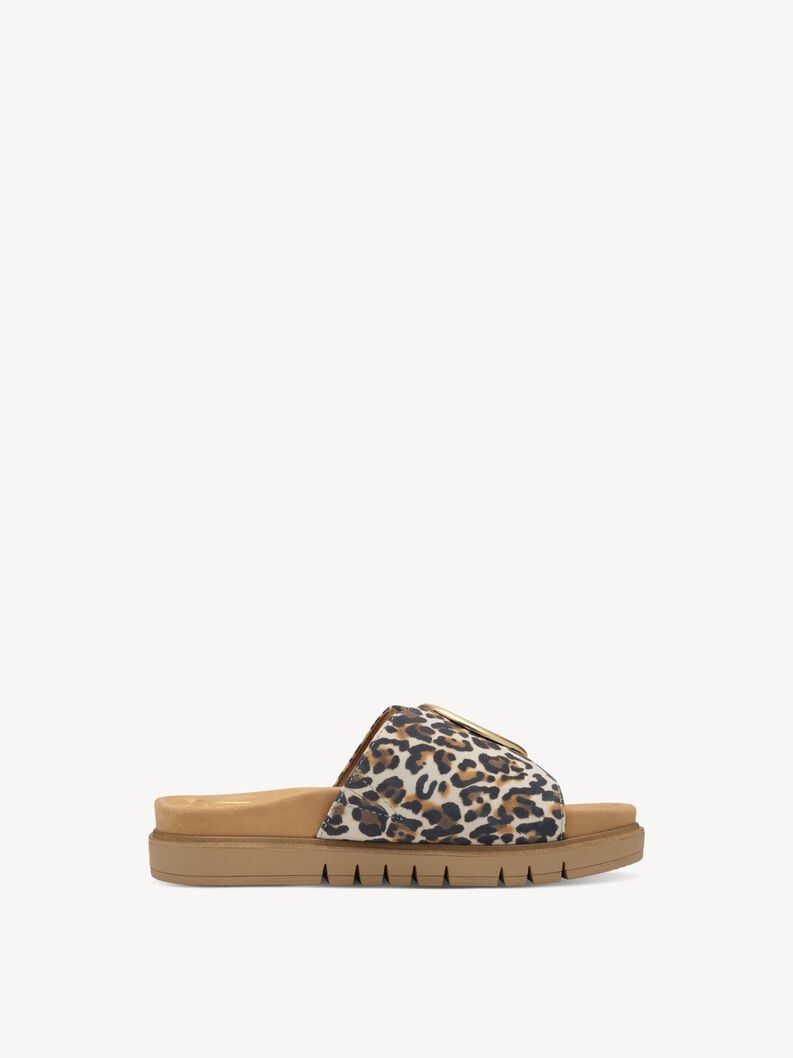 Tamaris Lederpantolette - Beige