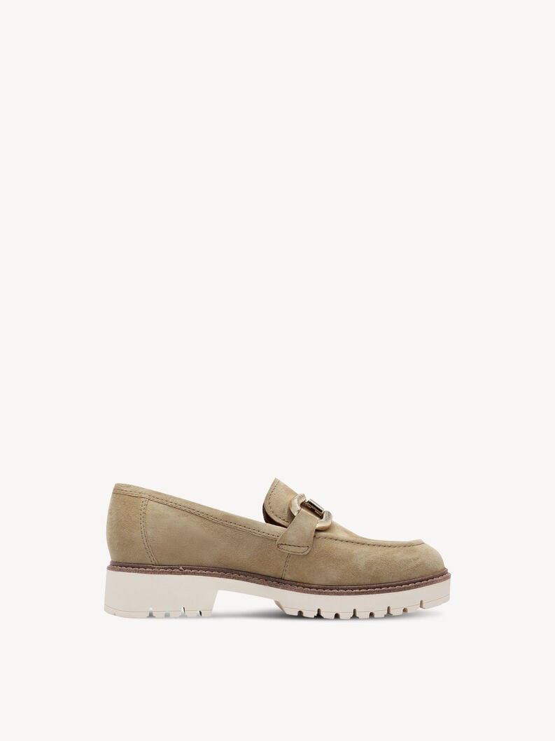 Tamaris Lederslipper - Braun