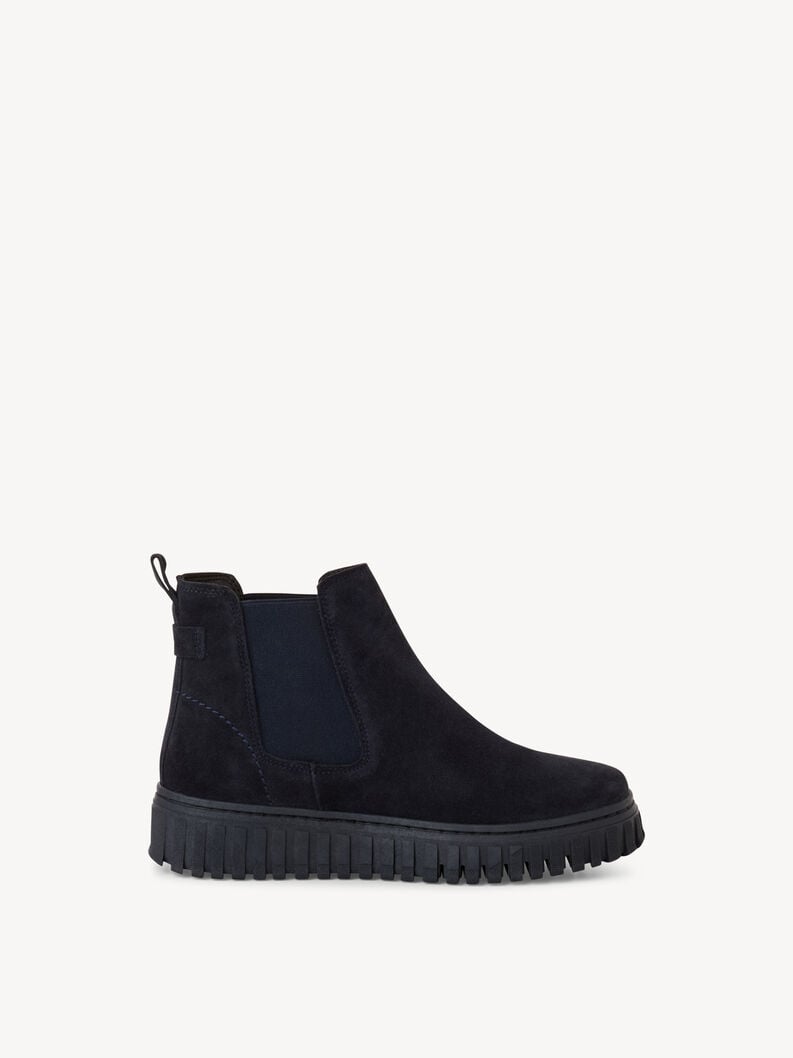 Tamaris Leder Chelsea Boot - Blau