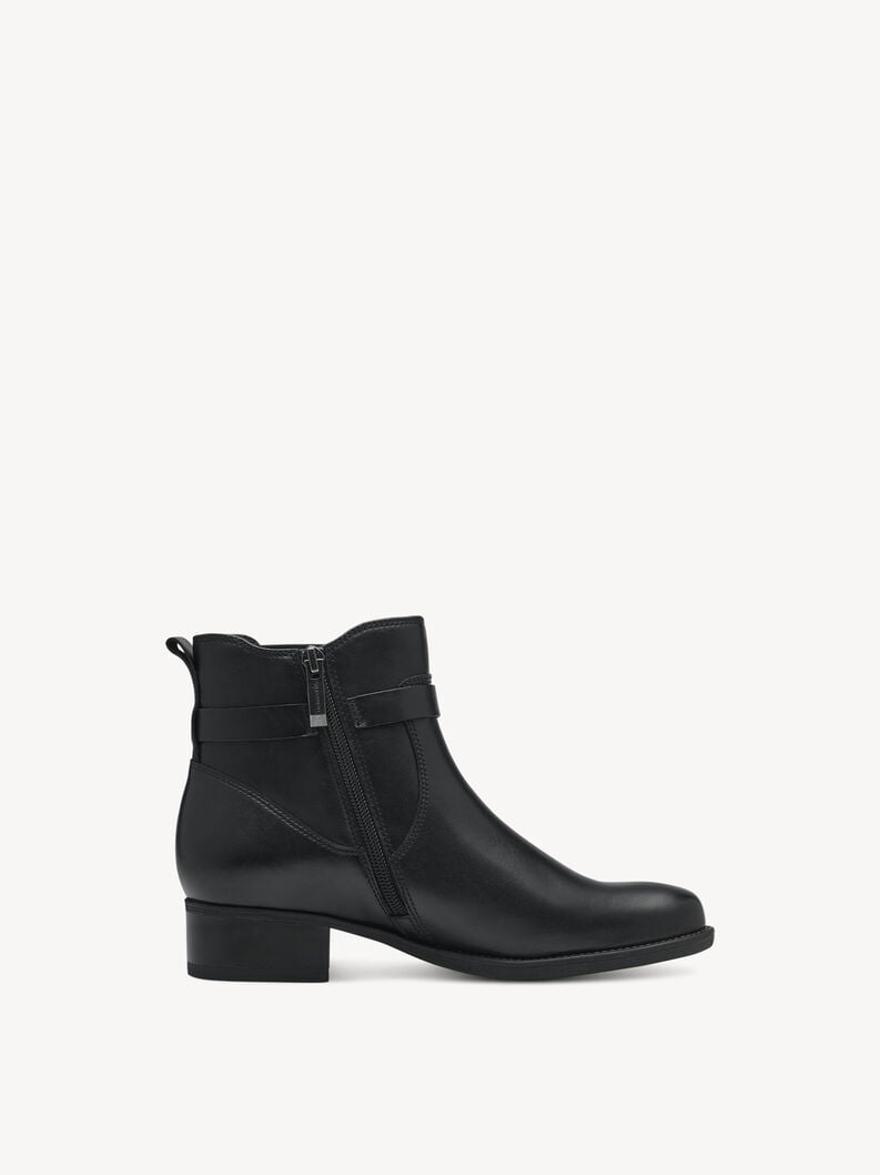 Tamaris Leder Chelsea Boot - Schwarz