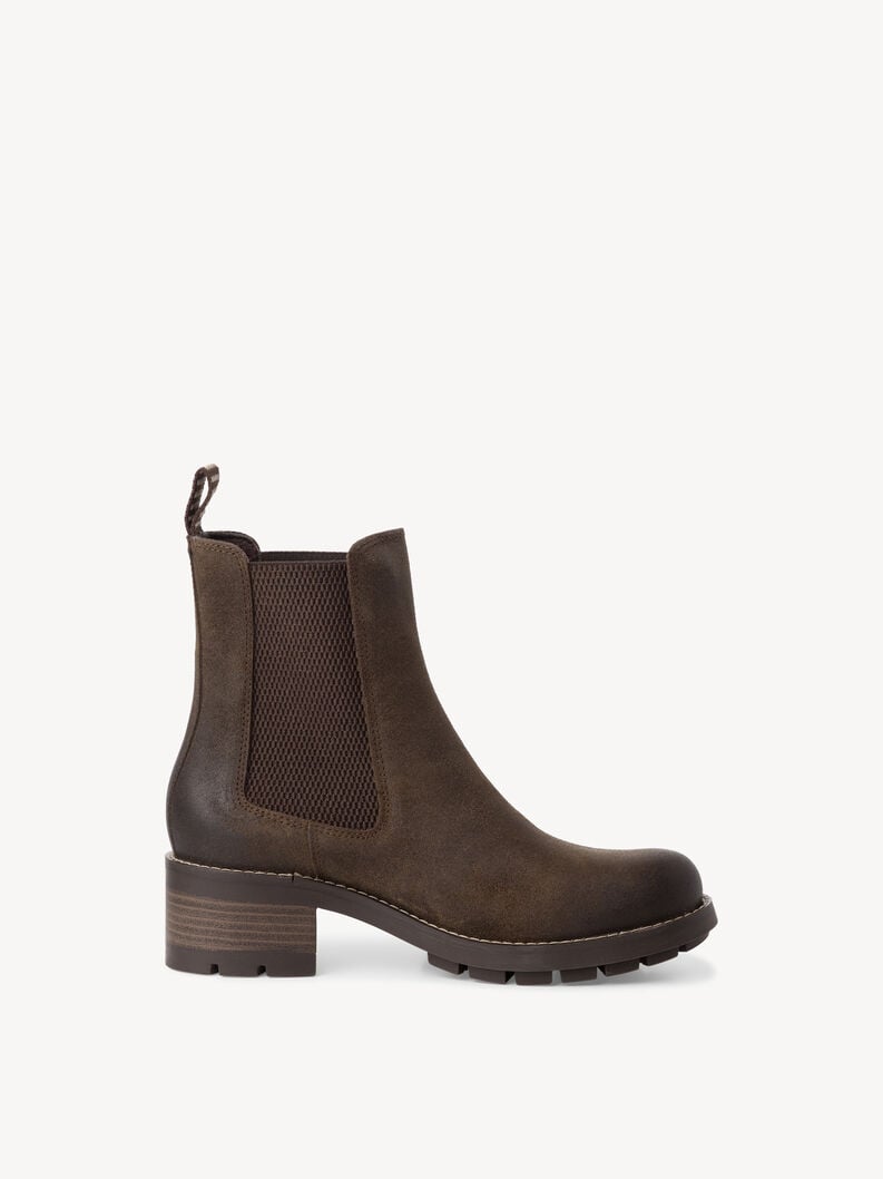 Tamaris Leder Chelsea Boot - Braun