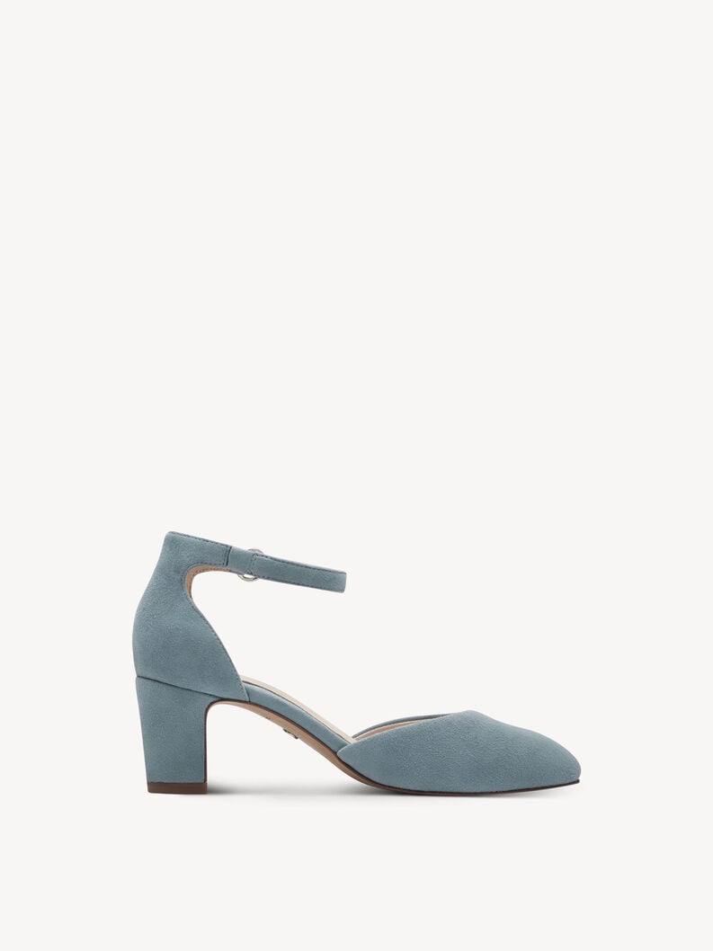 Tamaris Lederpumps - Blau