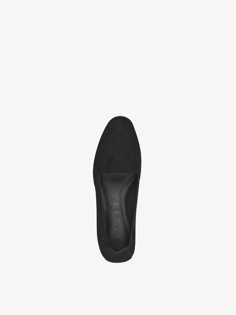 Tamaris Lederslipper - Schwarz