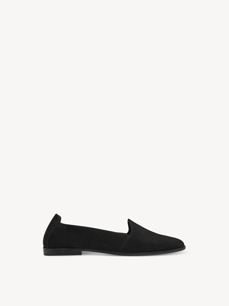 Tamaris Lederslipper - Schwarz