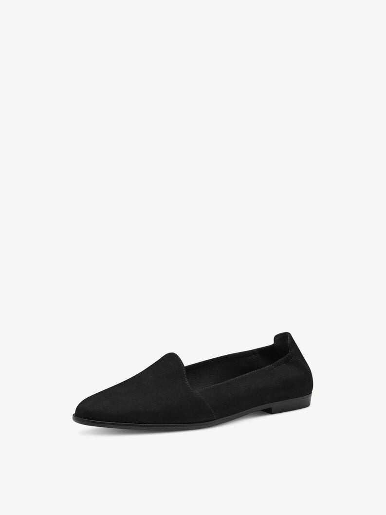 Tamaris Lederslipper - Schwarz