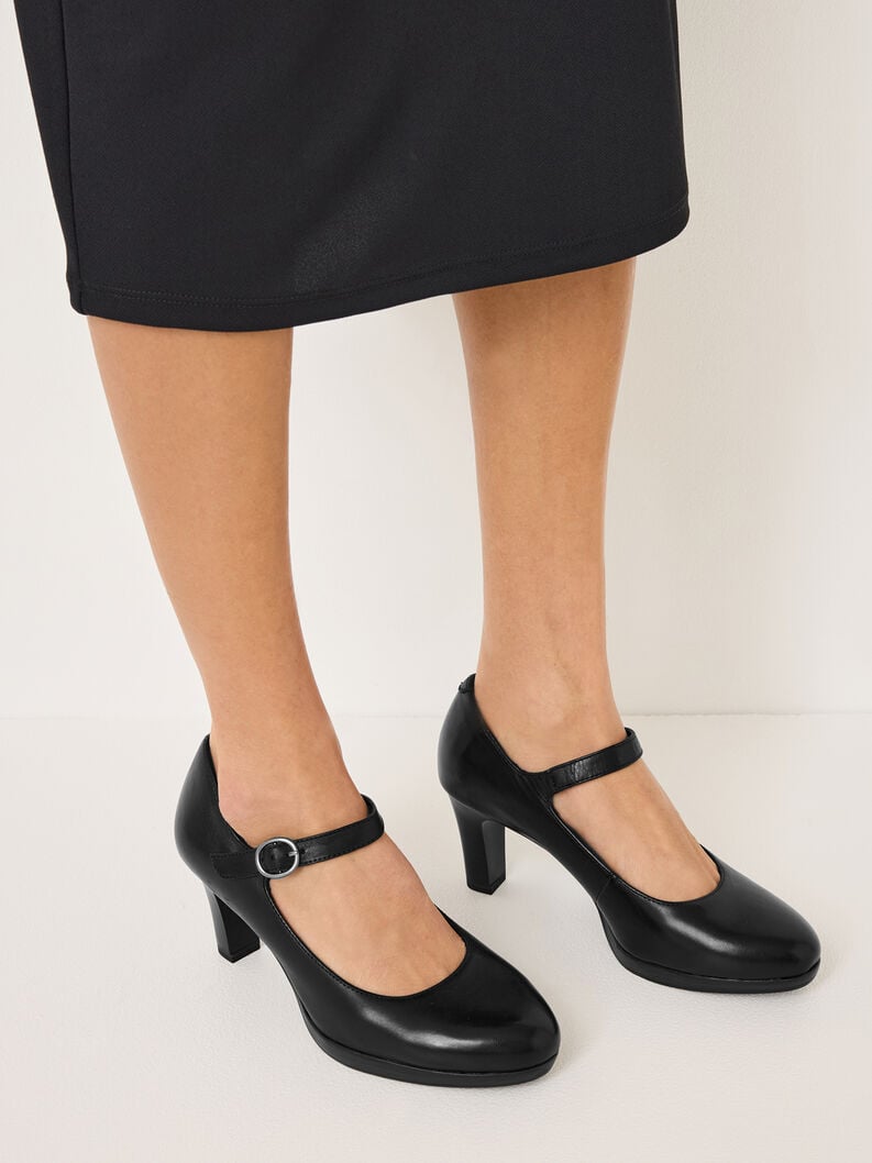 Tamaris Lederpumps - Schwarz