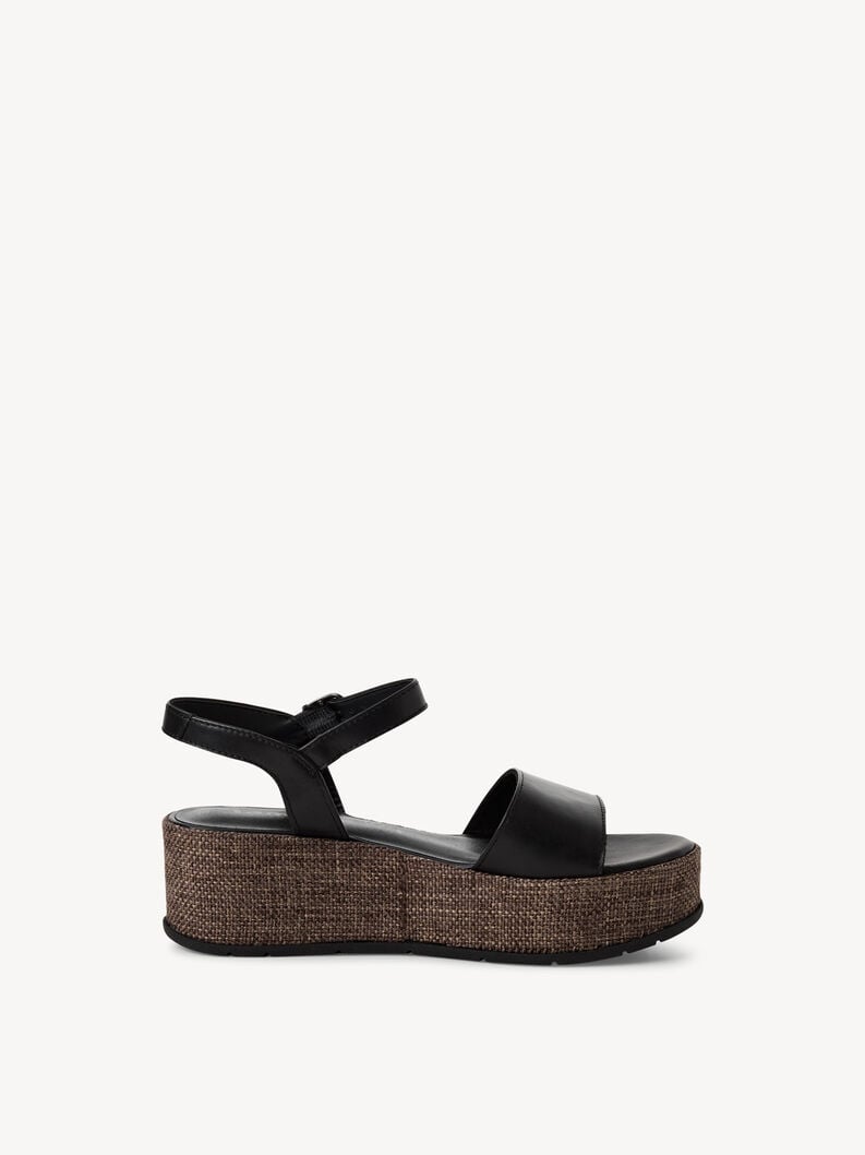 Tamaris Ledersandalette - Schwarz