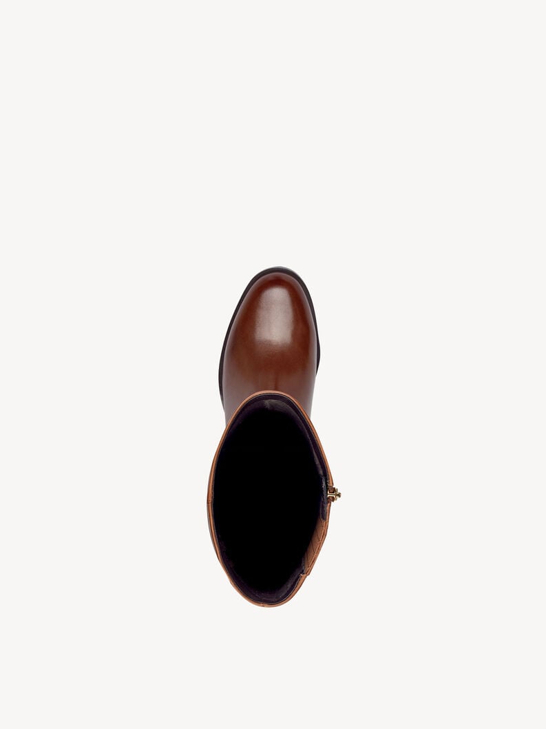 Tamaris Lederstiefel - Braun