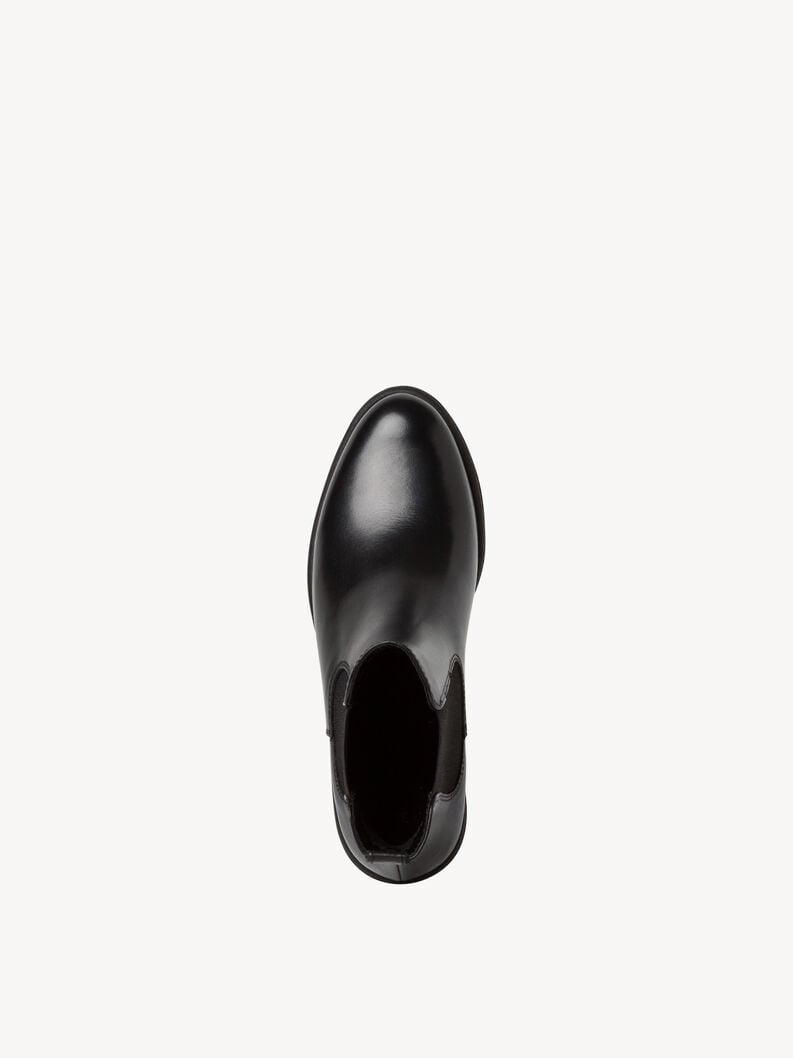 Tamaris Leder Chelsea Boot - Schwarz