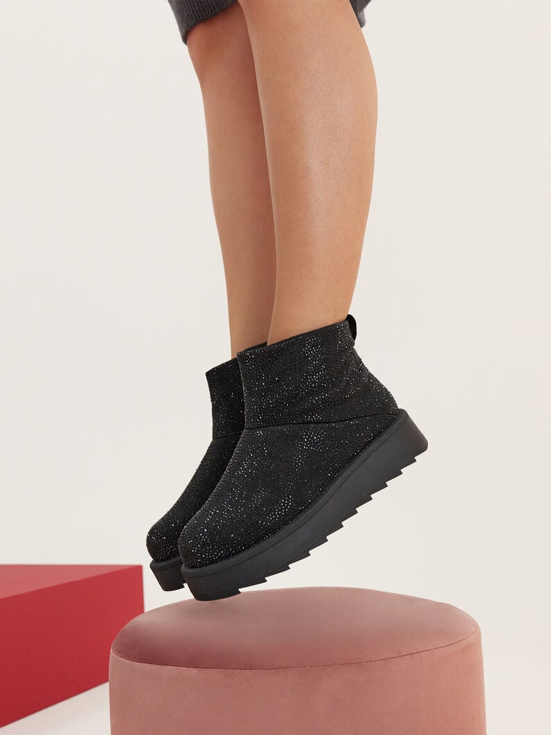 Tamaris Stiefelette - Schwarz Warmfutter