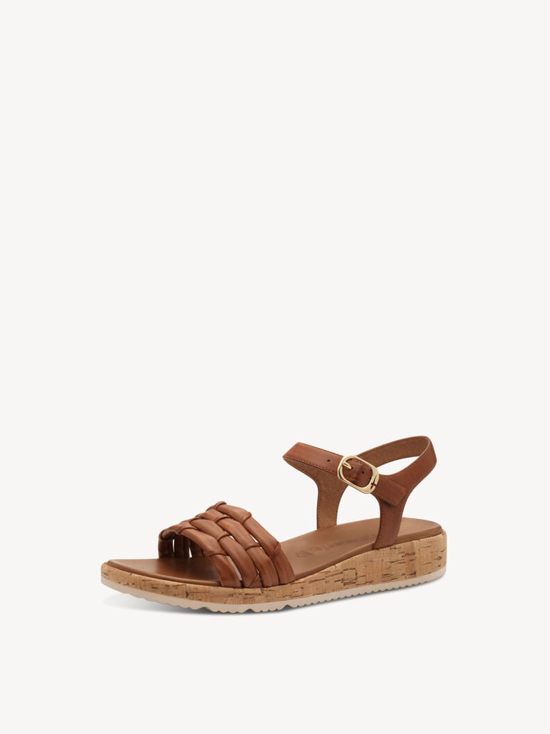 Tamaris Ledersandalette - Braun