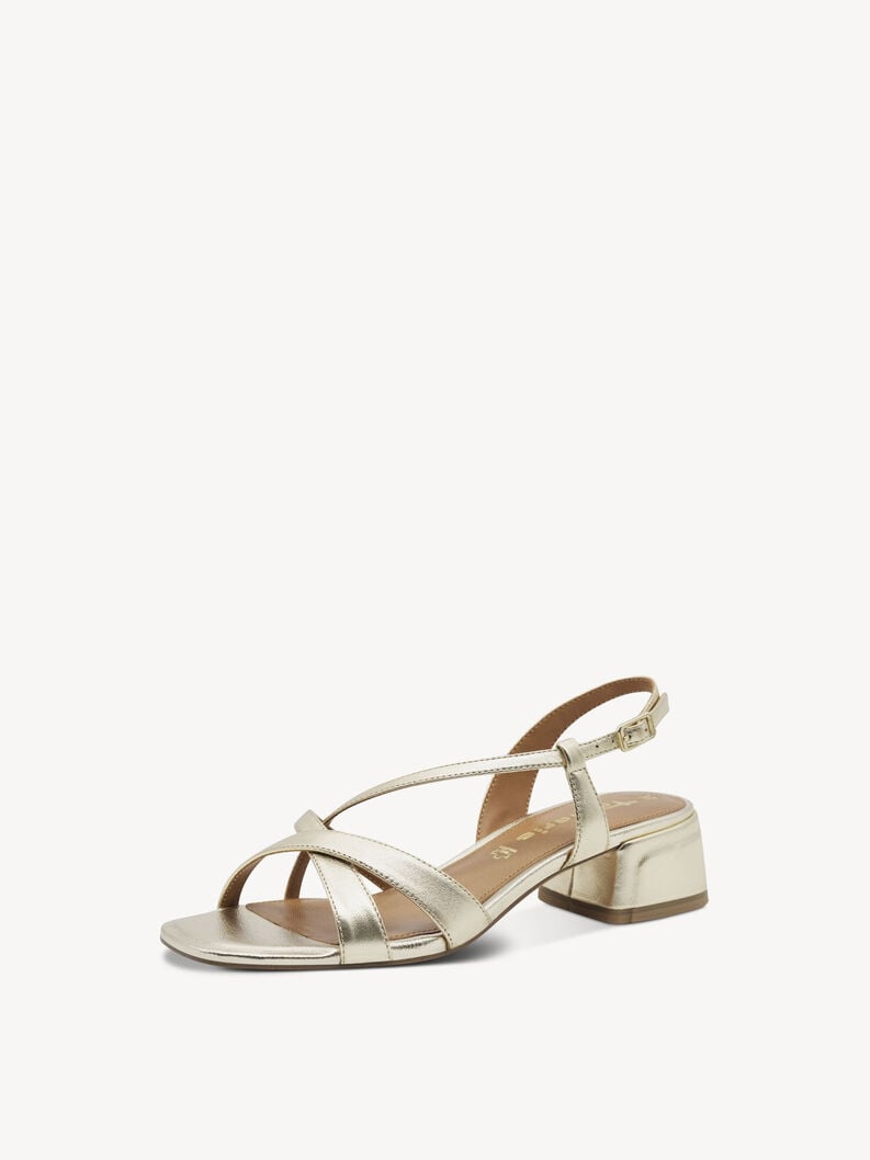 Tamaris Ledersandalette - Gold