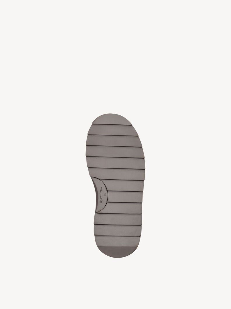 Tamaris Lederstiefelette - Grau Warmfutter