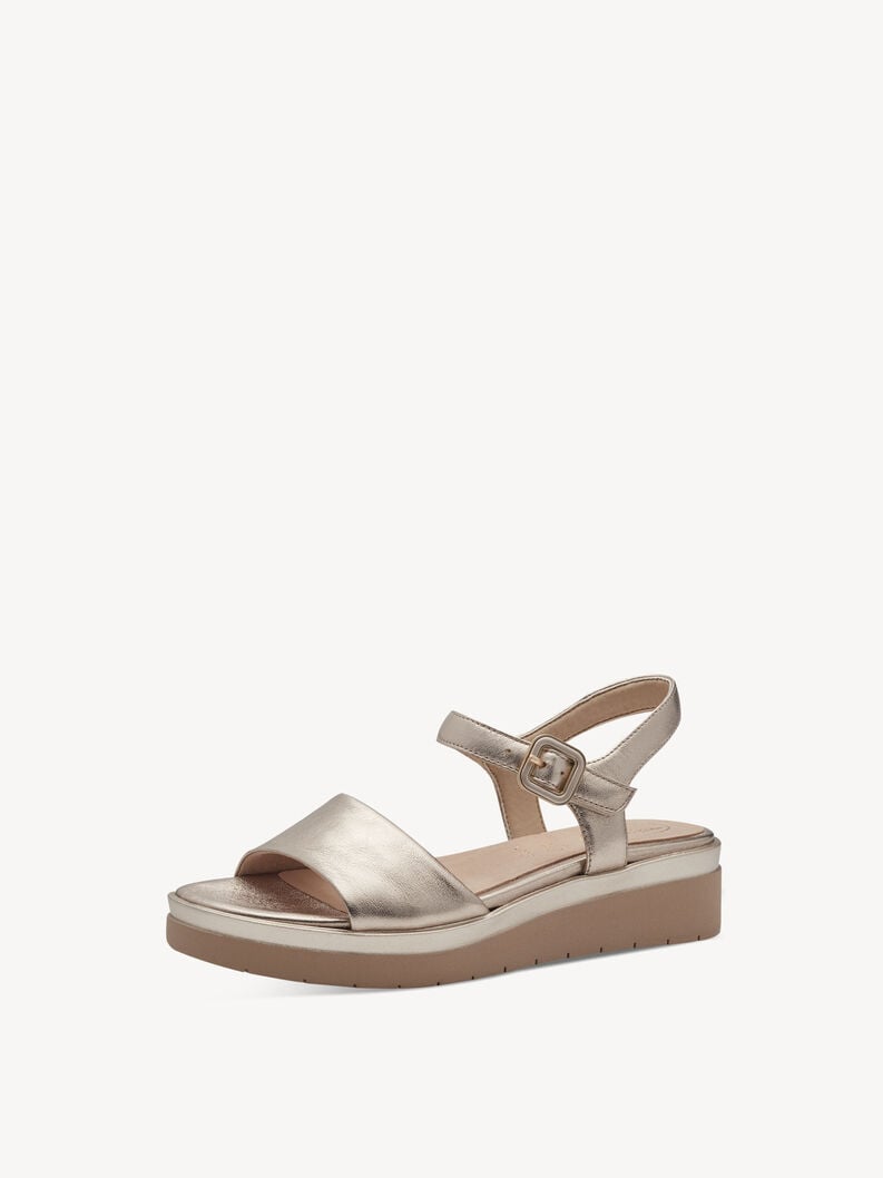 Tamaris Ledersandalette - Gold