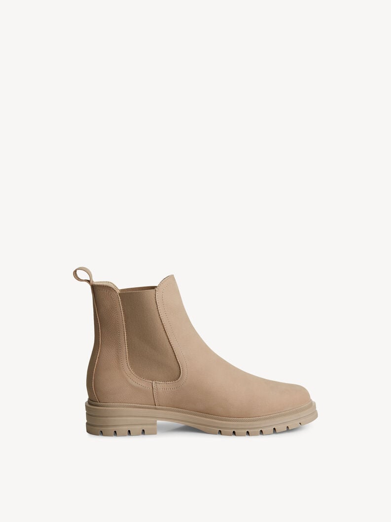 Tamaris Leder Chelsea Boot - Beige